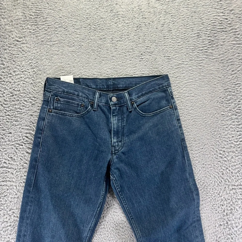 Levi's 511 Jeans Mens 32x34 Blue Cotton Denim Straight Workwear Travel Stretch